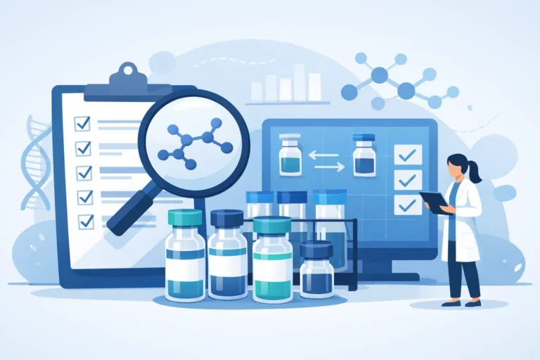 Peptide Lot Number Tracking for Lab Records